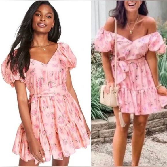 Loveshackfancy x Target Cecile Puff Sleeve Mini Dress Size 4 - Picture 1 of 9